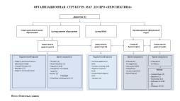 ОРГАНИЗАЦИОННАЯ СТРУКТУРА МАУ ДО ЦРО «ПЕРСПЕКТИВА»